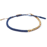 Le bracelet Bouddhiste bleu