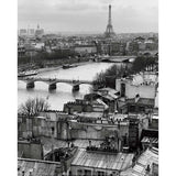 Affiche Noir et blanc le Pont des Arts • 24 x 30 cm •