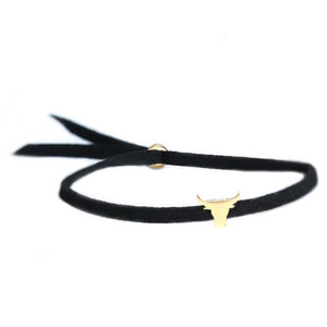 Bracelet Buffalo • Or et Noir •