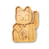 Bamboo Plate | Lucky Cat