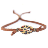 Le Bracelet Coquillage • Leopard Marron •
