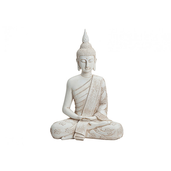 Bouddha • 40 cm • Blanc •