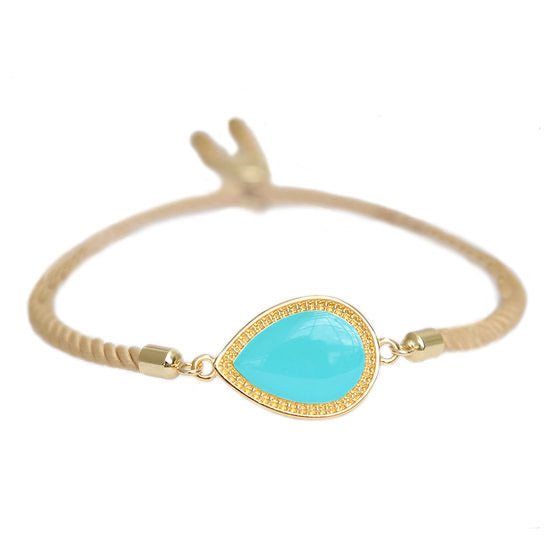 Bracelet Versailles • Turquoise • Or •