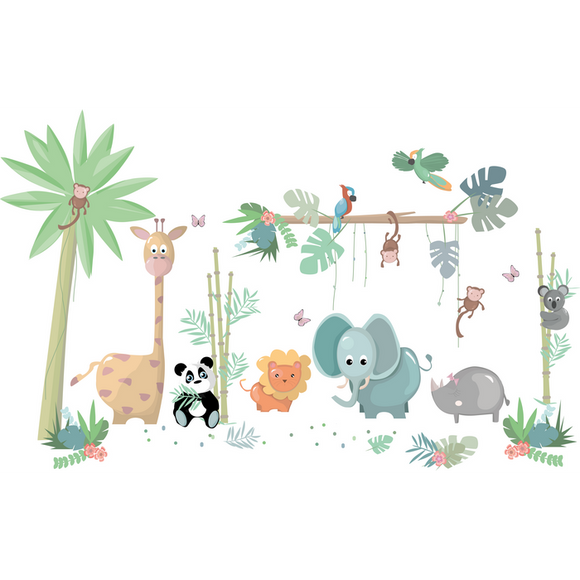 Stickers Set Complet Jungly Jungle