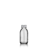 Flacon en verre transparent "Burette" 100 ml accessoire au choix