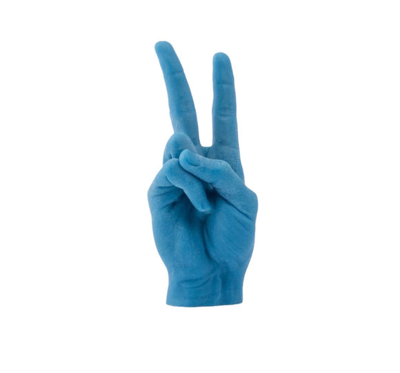Bougie Peace • Bleu •