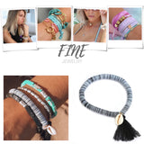 Les Bracelets flocons • 4 couleurs •