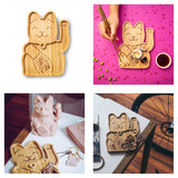 Bamboo Plate | Lucky Cat