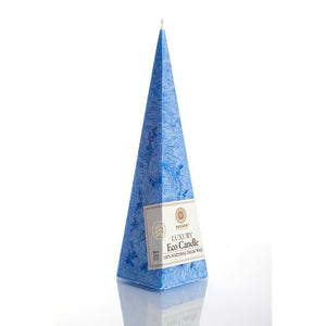 Bougie Pyramide Bleu