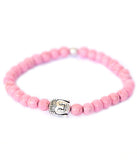 Bracelet Bouddha Stone 2 • Pink •