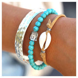 Bracelet Bouddha Stone 3 • Turquoise •