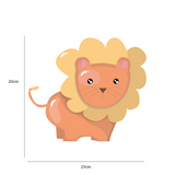 Stickers Lion 23x20 cm