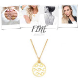 Collier White Wave Or