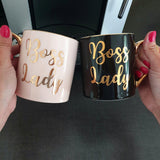Mug "Boss Lady" Noir ou Rose