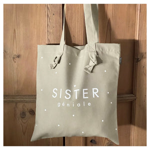 Tote Bag à noeuds • Lin • Sister géniale •