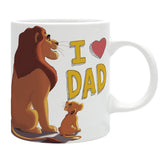 Mug I Love Dad • Le Roi Lion •