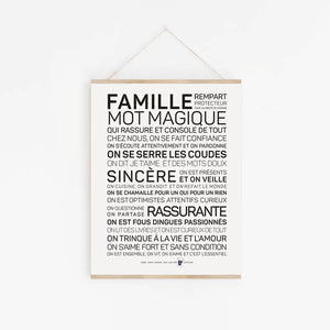 Affiche • Famille  … •