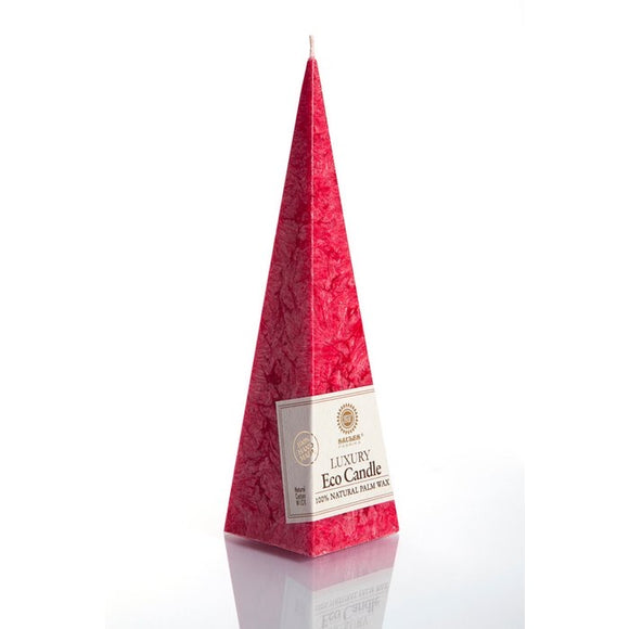 Bougie Pyramide Burgundy