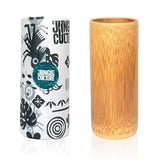 Tasse en bambou - Tasses en bois naturel 18 cm de haut (capacité 500 ml)